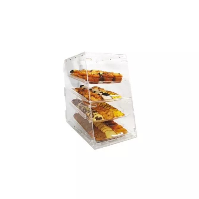ADC-4 4-Tray Clear Acrylic Display Case