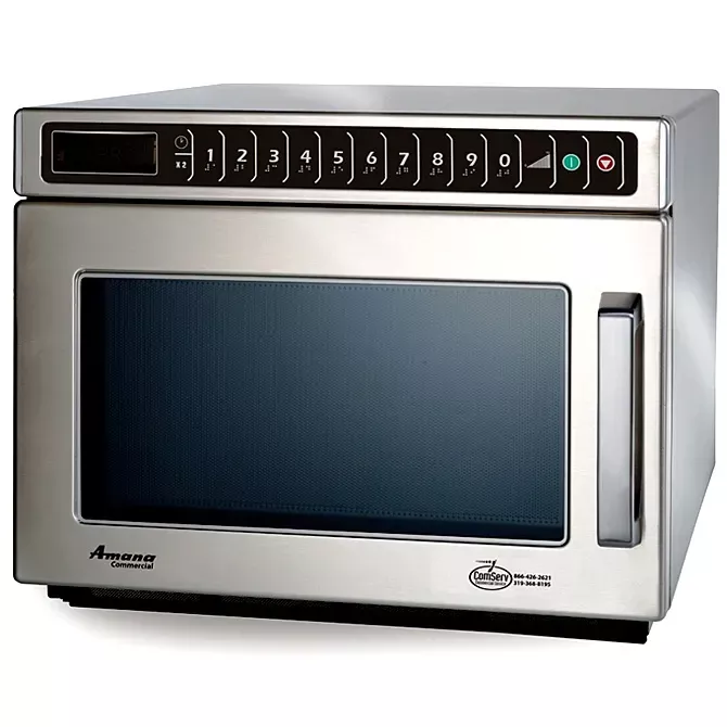 Amana HDC182 0.6 cu. ft. 1800 Watt Heavy Duty Programmable Microwave Oven 16-1/2"W