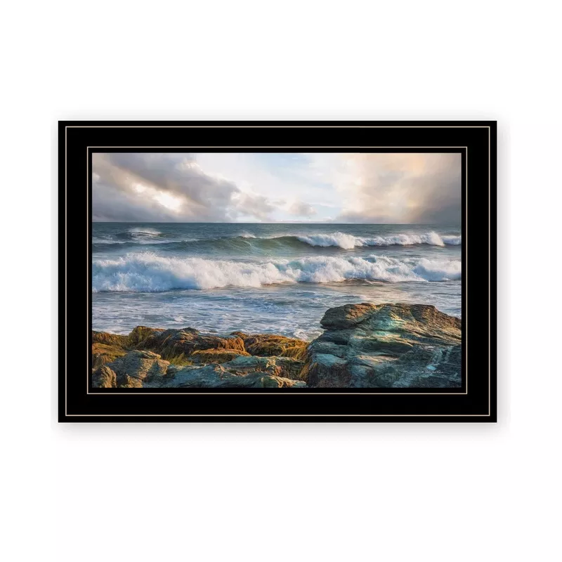 The Clearing 2 Black Framed Print Wall Art