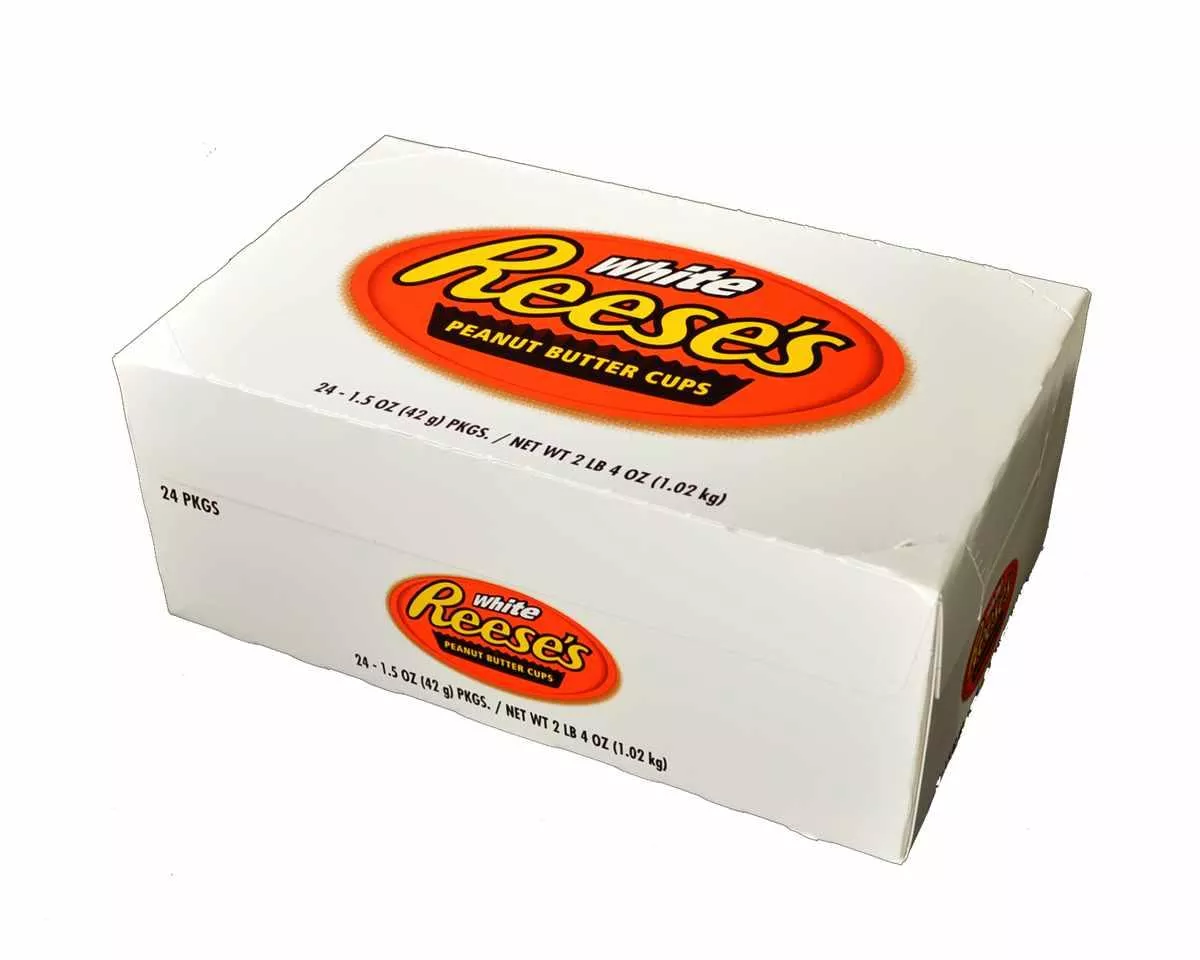 Reese’s White Chocolate Peanut Butter Cups – 24 / Box